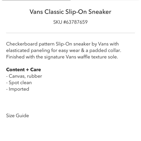 Vans classic slip on sneaker - Picture 6 of 6